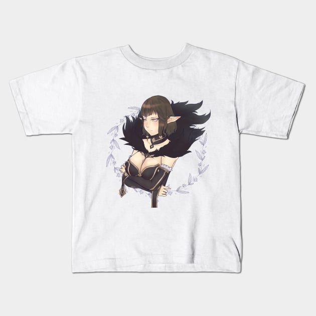 Short hair Semiramis (Fate Apocrypha) Kids T-Shirt by Lilynee-